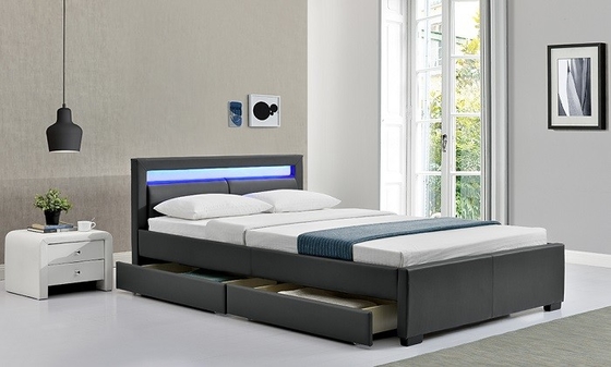 Çok renk Katı arka LED döşeli yatak FSC uyumak için rahat