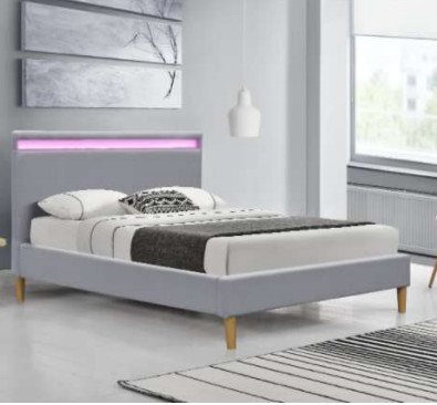Minimalist Çağdaş LED Döşemeli Yatak Kolayca Özelleştirilmiş Boyut Birleştirin