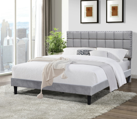 Bir Karton Paket Tufted Yatak Çerçeve Başlık Queen Size
