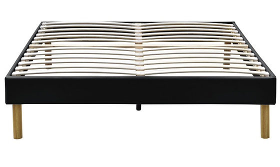 Contemporary King Döşemeli Platform Yatak King Assemble PU Deri 140x190Cm