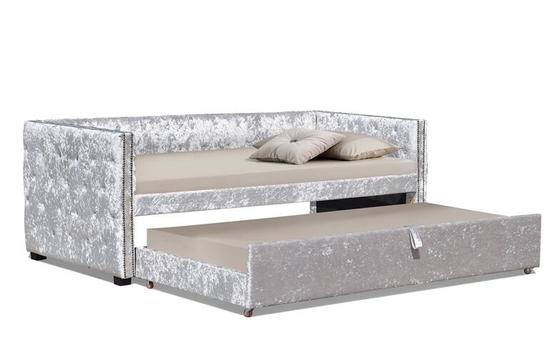 Crush Kadife Döşemeli Tekerlekli Daybed