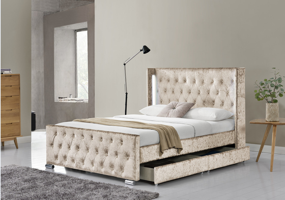 Çift Kişilik Döşemeli Platform Karyola